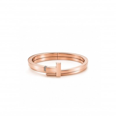 TIFFANY T DIAMOND SQUARE WRAP BRACELET 60010792